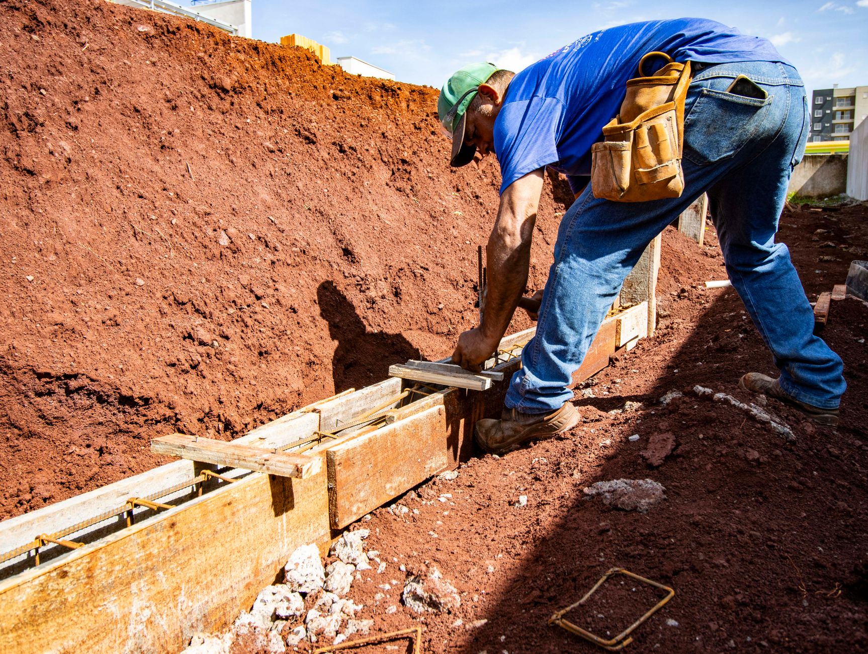 Construction crew on a jobsite